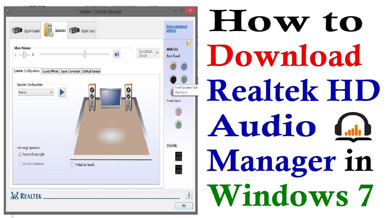 Realtek hd audio manager download windows 10 2019