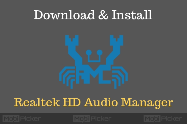 realtek audio manager download windows 10